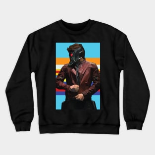 Star Lord Triangle (with background) Crewneck Sweatshirt